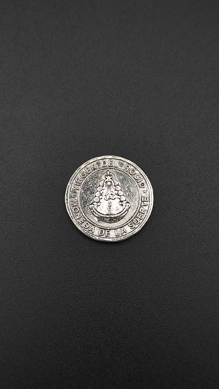 Moneda de la Suerte de la Virgen del Rocío (metal)
