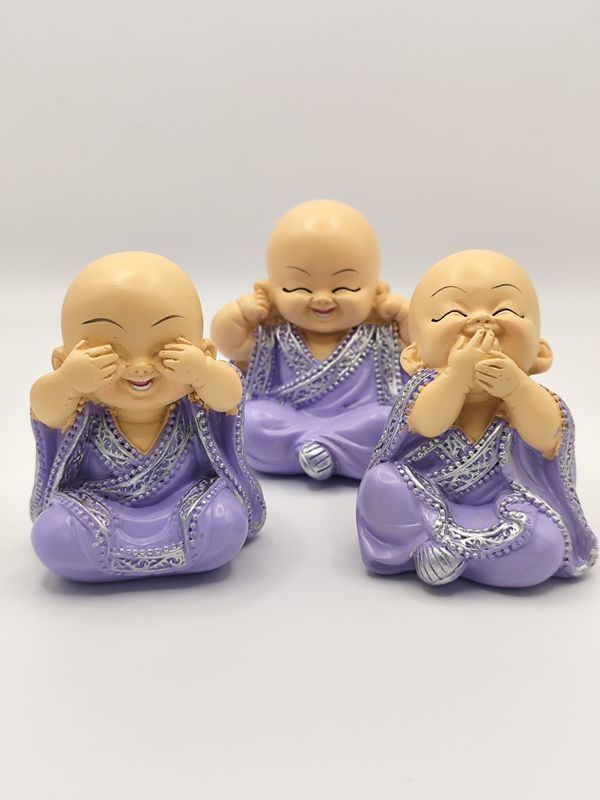 Conjunto 3 Budas Sabios