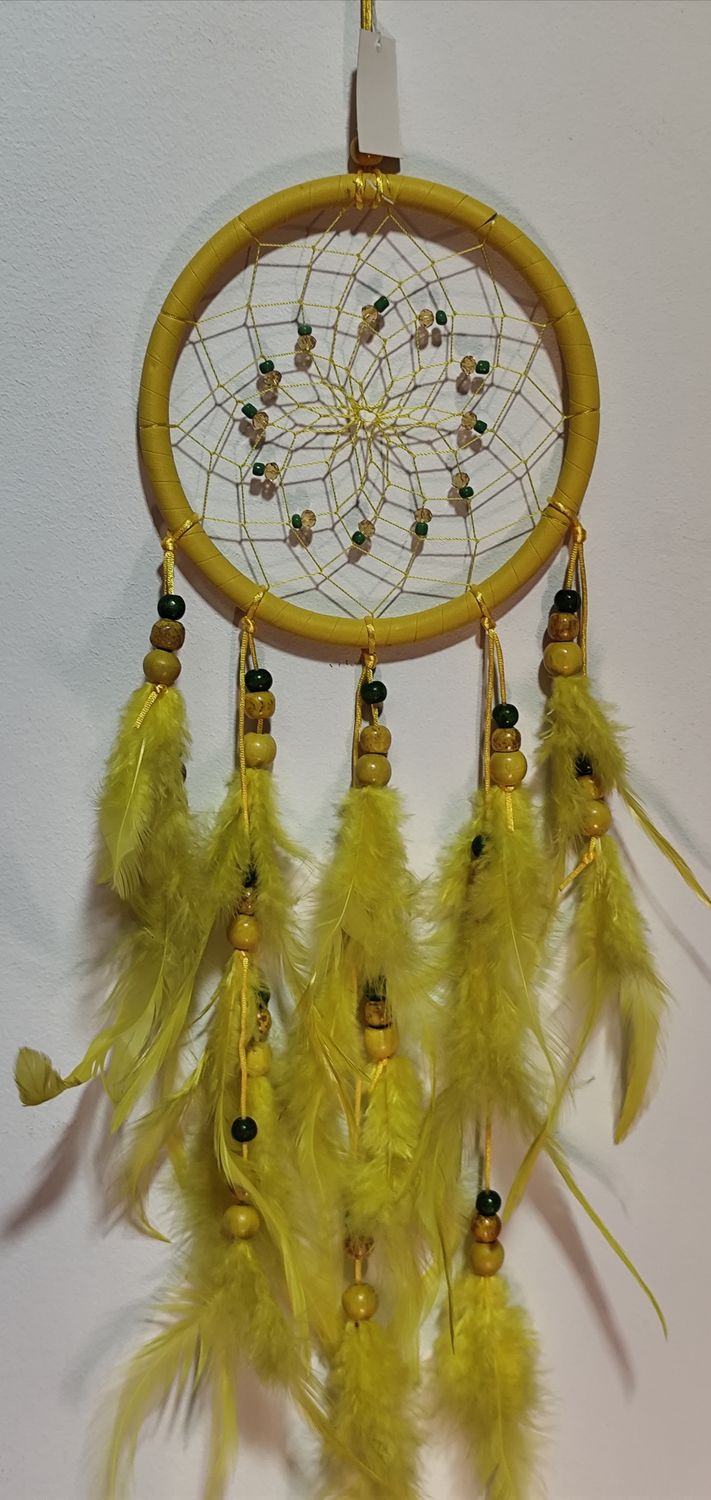 Atrapasueños amarillo