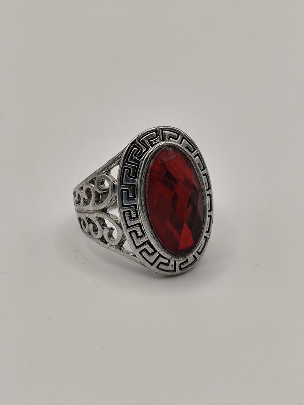 Anillo vintage rojo (talla 20, solo 1 unidad)