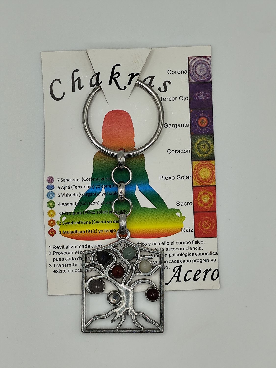 Llavero 7 chakras