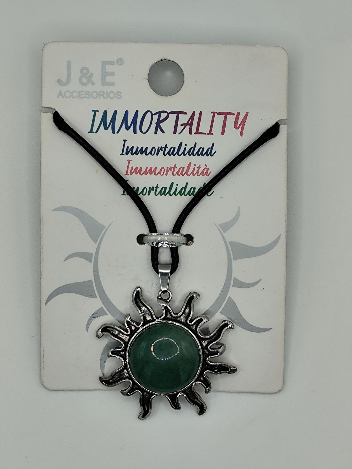 Colgante inmortalidad (aventurina verde)