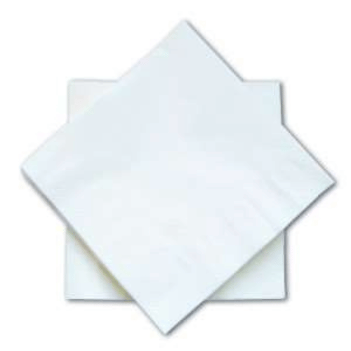 SERVIETTES 2 PLIS BLANCHE 30X30 CT X 3000