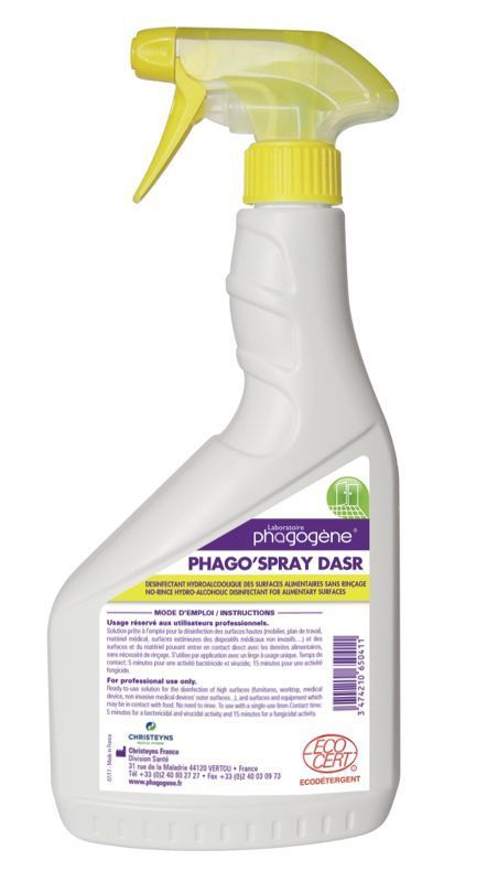 DASR PHAGOSPRAY DESINF S/RINCAGE ECOCERT 750ML