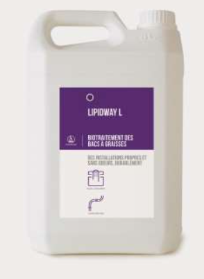LIPIDWAY L BIO TRAITEMENT BAC A GRAISSE 5L