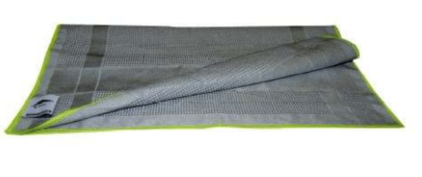 TORCHONS ESS/VERRERIE MICROFIBRE GRIS 42X70CM X2