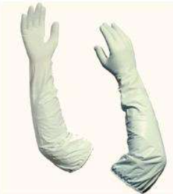 GANT PLONGE PVC BLC 60 CM