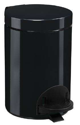 POUBELLE A PEDALE SANELIA GRIS MANGANESE 3L/20L