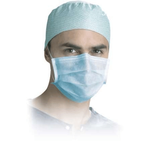 50 MASQUES NON TISSE BLEU 3 PLIS HAUTE FILTRATION