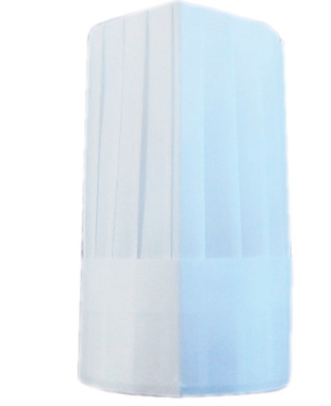 TOQUE AJUSTABLE CLASSIQUE BLANCHE H26CM X10
