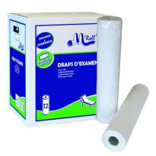 12 RLX DRAP EXAMEN LISSE BLANC 2P