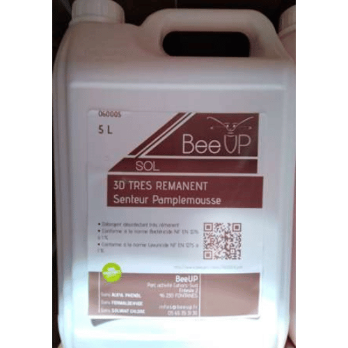 BEEUP DETERG SURODORANT REMANENT 3D PAMPLEMOUSSE 5 L