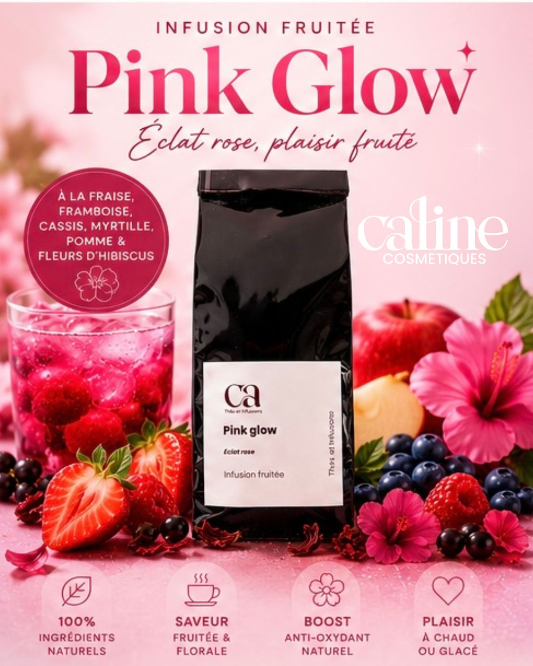 Pink Glow - Infusion fruitée