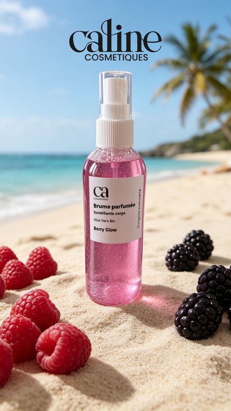 Brume parfumée corps - Berry Glow -Scintillante - Senteur Mûres et Framboises - 50ml