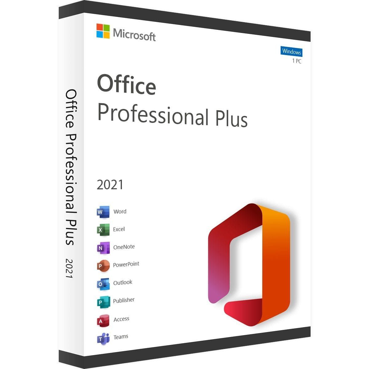 Licence Office 2021 Professional Plus