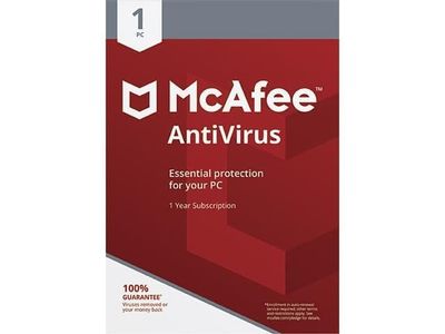 Licence McAfee Antivirus 1 An – Protection Complète