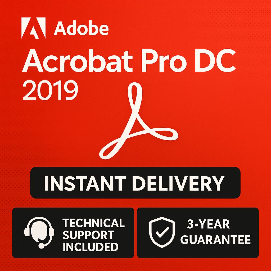 Adobe Acrobat Pro DC 2019 Perpetual