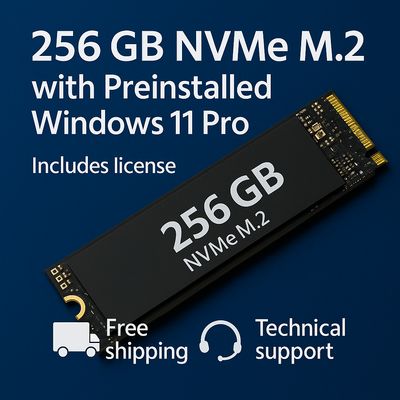M.2 256 GB con Windows 11 Pro preinstalado