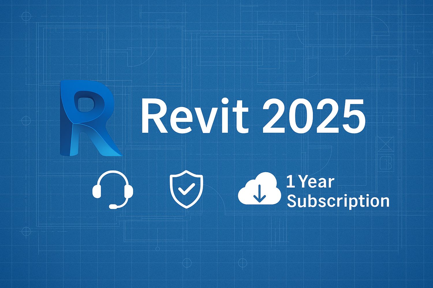 Autodesk Revit 2025 Windows  1 Year