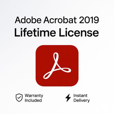 Adobe Acrobat Pro DC 2019 Perpetual