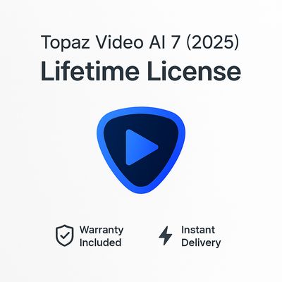 Topaz Video AI 7 2025 — Lebenslange Lizenz