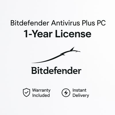 Bitdefender Antivirus Plus PC 1 Año