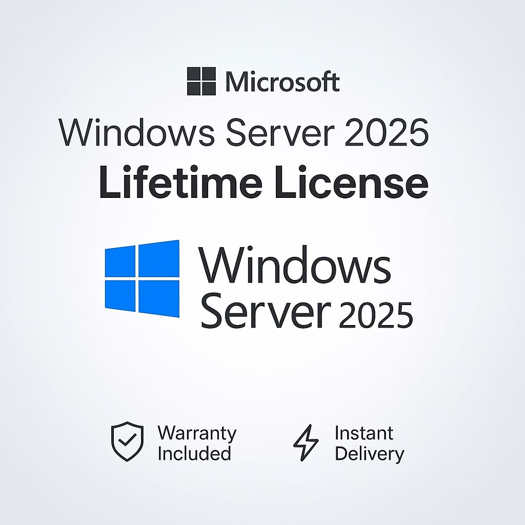 Windows Server 2025 – Lifetime License 16 Cores