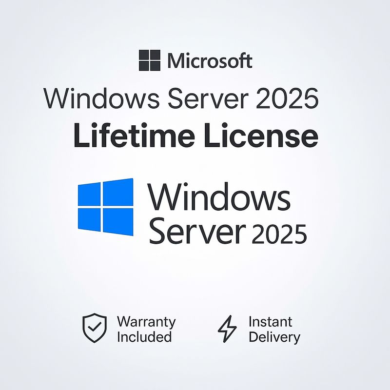 Windows Server 2025 – Lifetime License 16 Cores