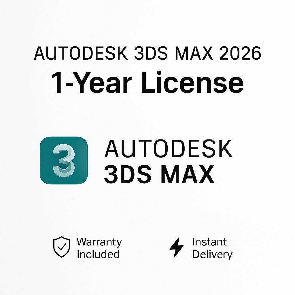 Autodesk 3ds Max 2026 – Lifetime License