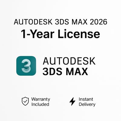 Autodesk 3ds Max 2026 – Lifetime License