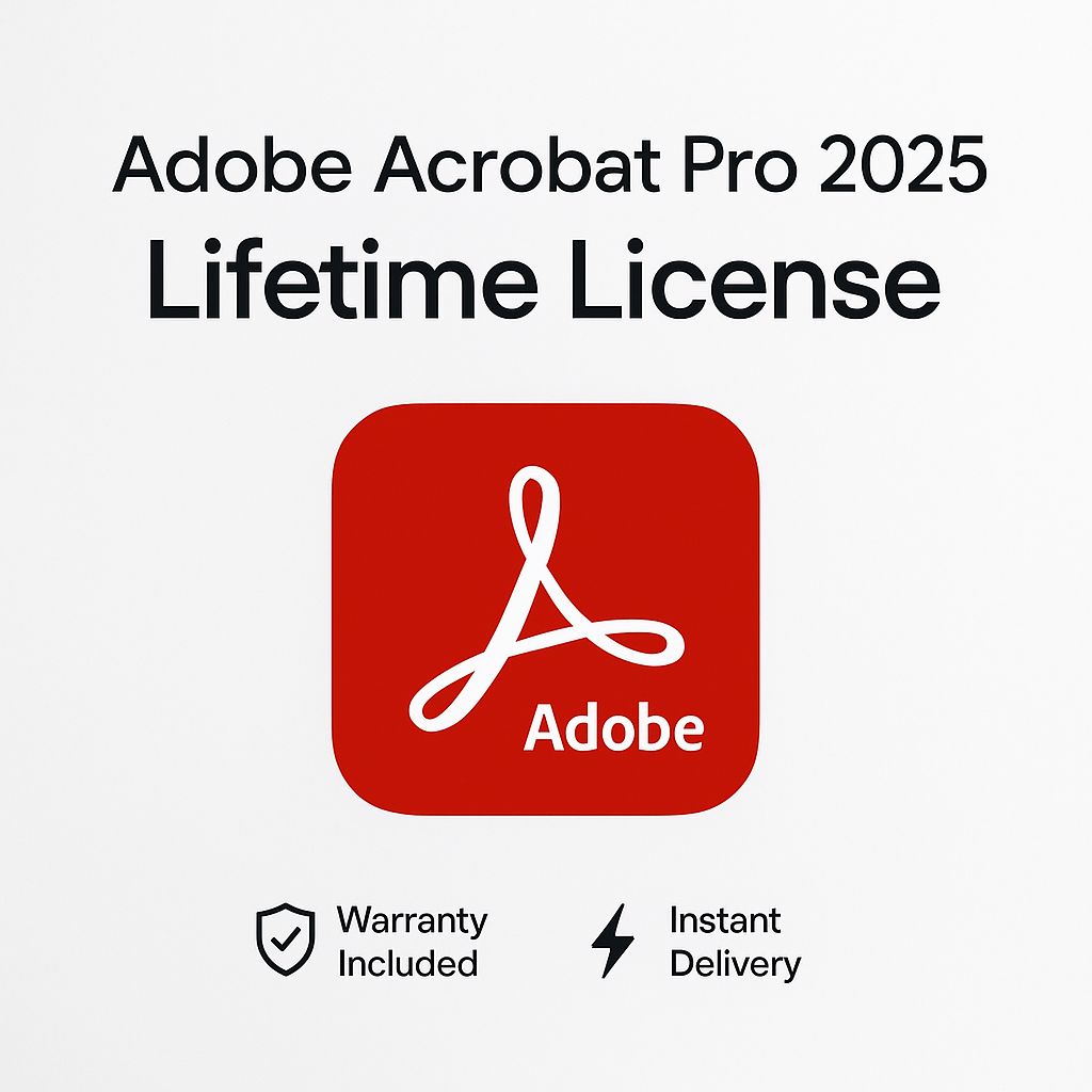 Adobe Acrobat Pro 2025 – Lifetime License