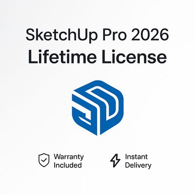 SketchUp Pro 2026 – Lifetime License for Windows &amp; Mac