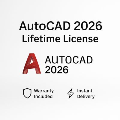 Autodesk AutoCAD 2026 – Lifetime License for Windows and Mac