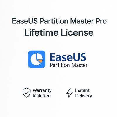 EaseUS Partition Master Pro – Lifetime License