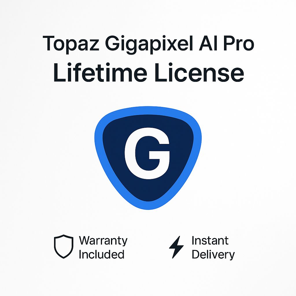 Topaz Gigapixel AI Pro – Lifetime License