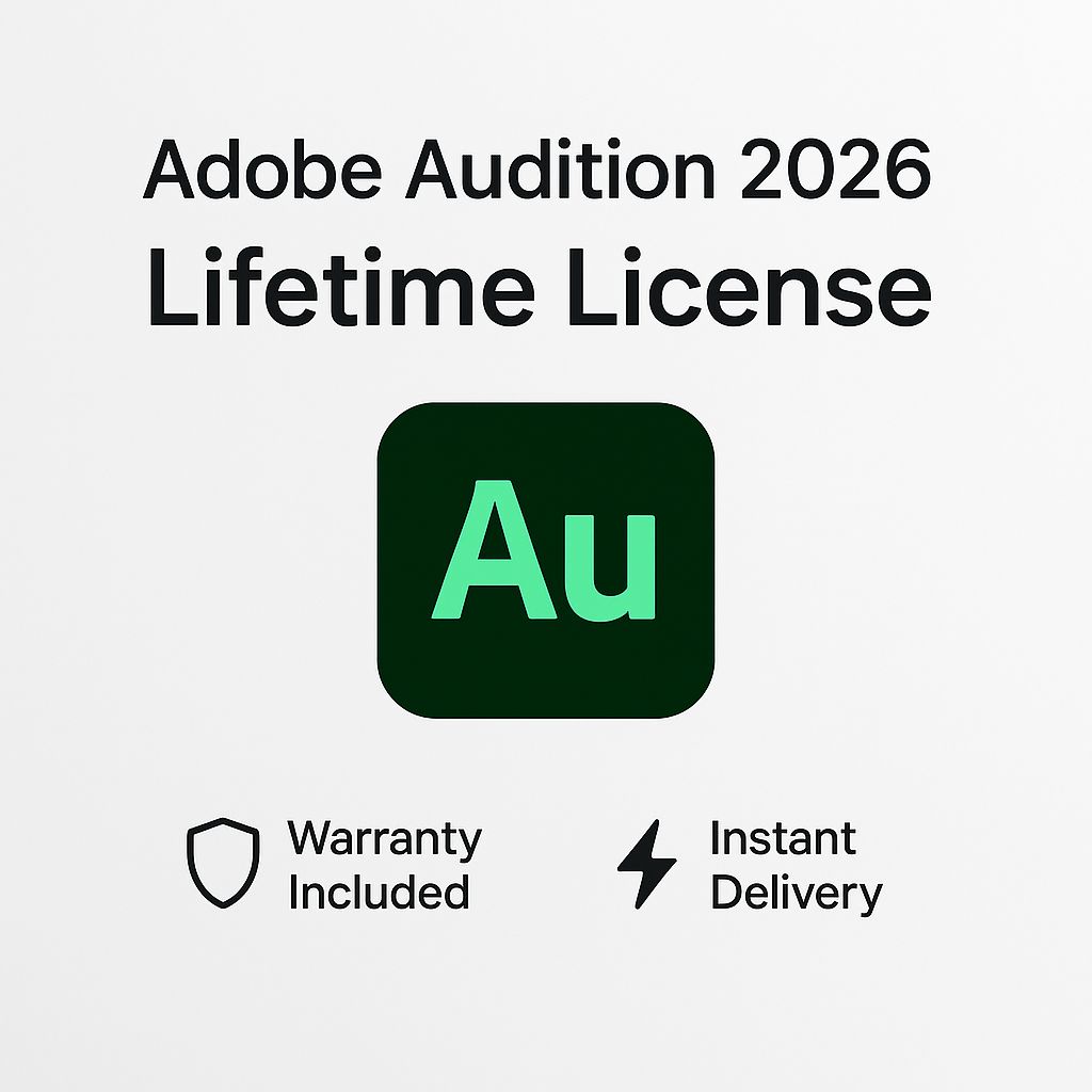 Adobe Audition 2026 – Lifetime License
