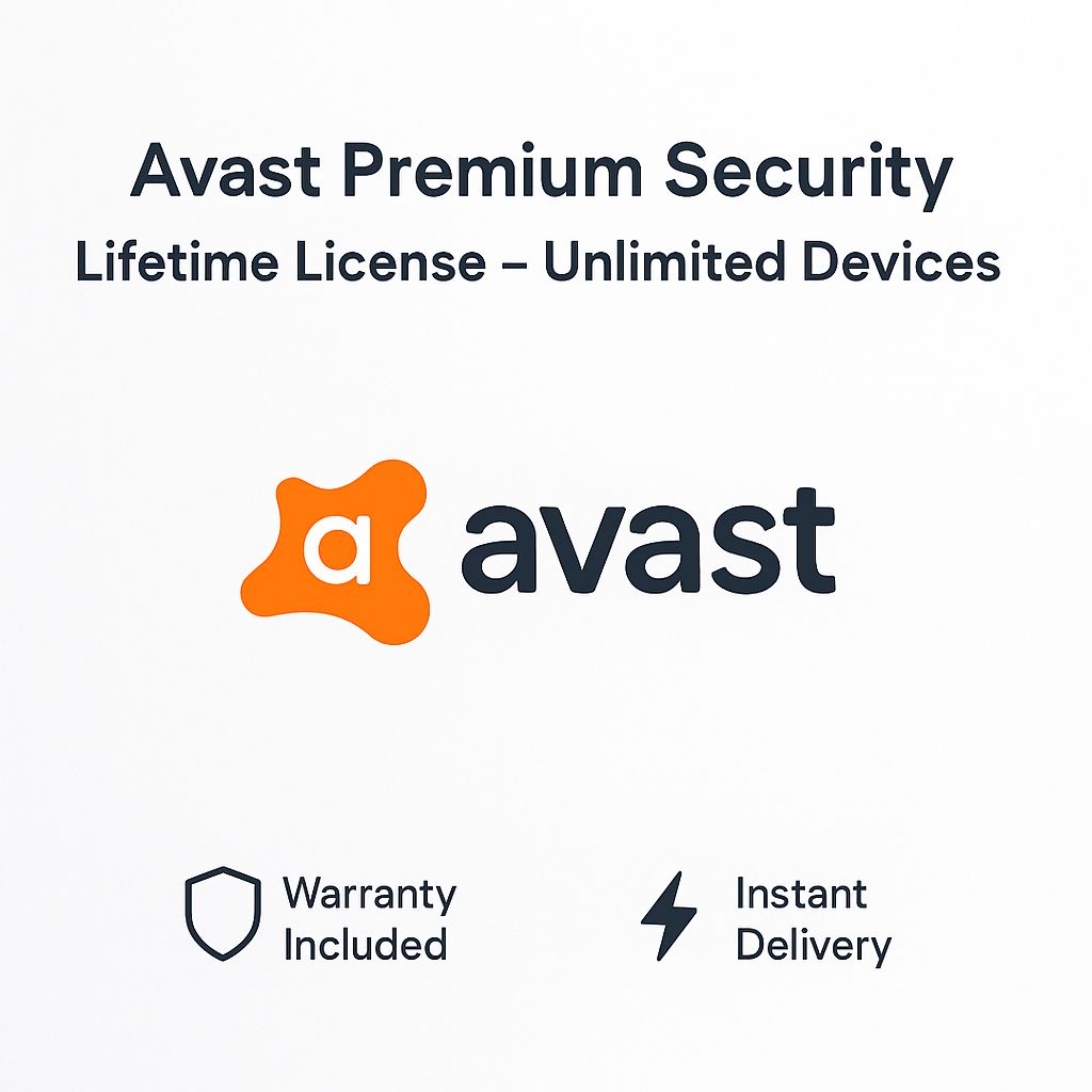Avast Premium Security – Lifetime License / Unlimited Devices