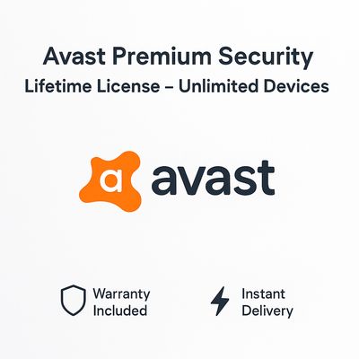 Avast Premium Security – Lifetime License / Unlimited Devices
