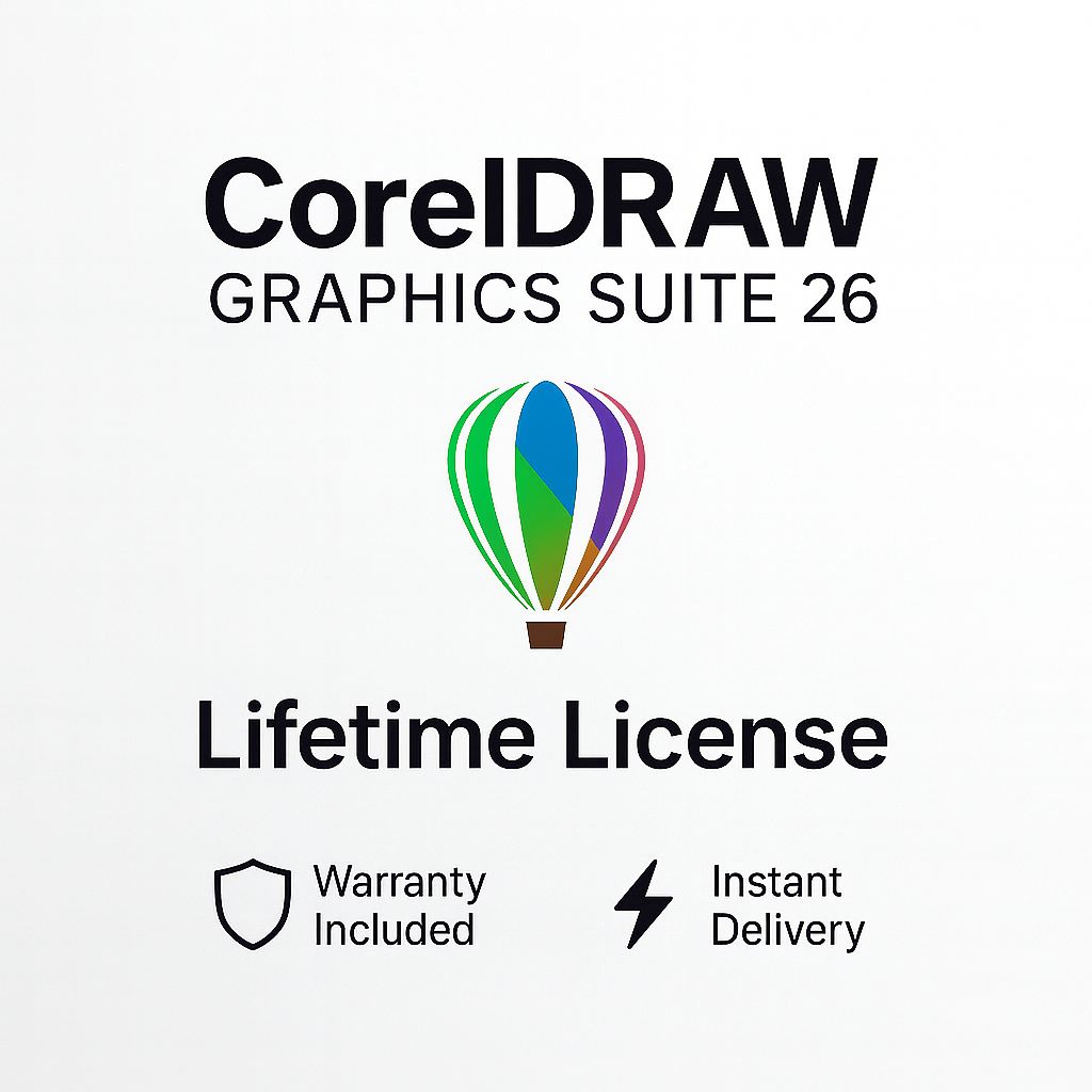 CorelDRAW Graphics Suite 26 – Lifetime License