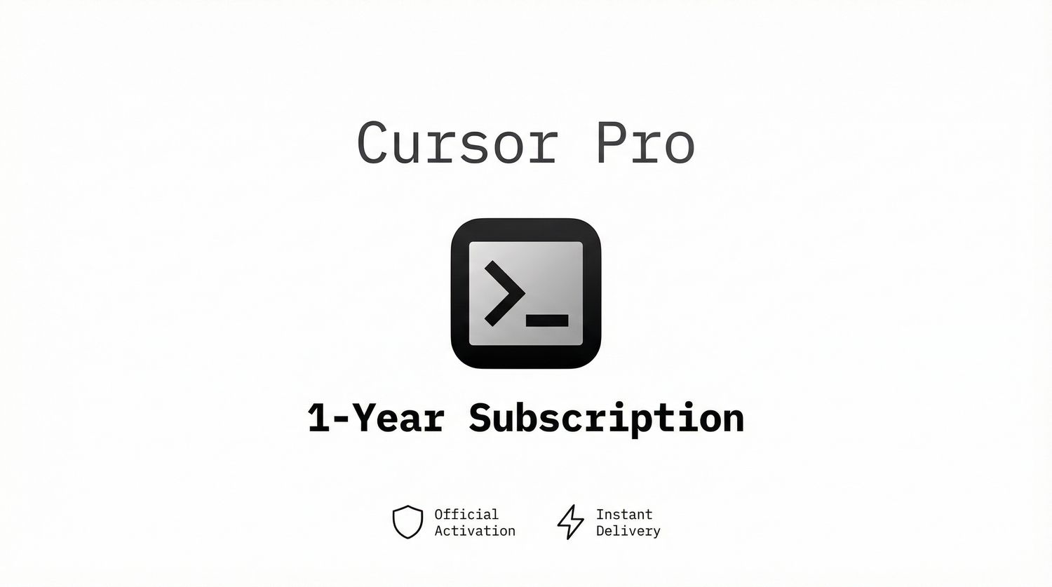 Cursor Pro – 1-Year Subscription
