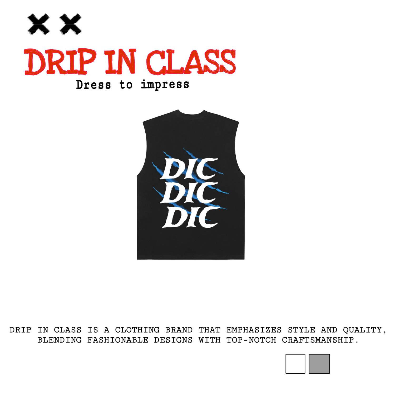 DIC ARMLESS TEE