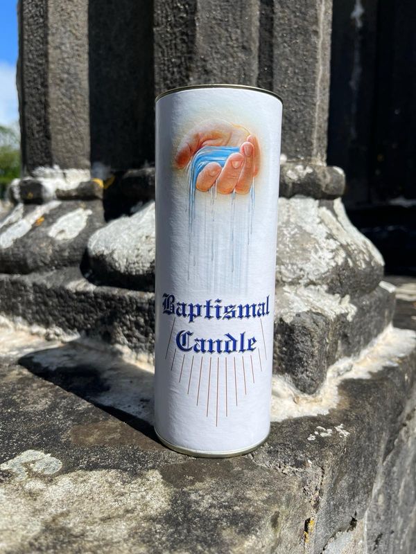 Boxed Baptismal Candle