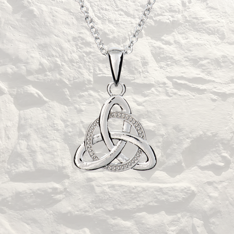 Carrick Celtic Knot and Circle Necklace
