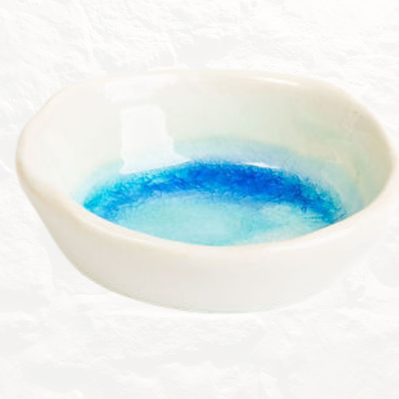 Mood Design Blue Ceramic Trinket Bowl