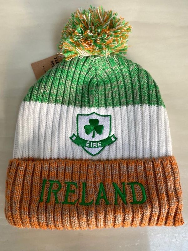 Tri Colour Bobble Hat