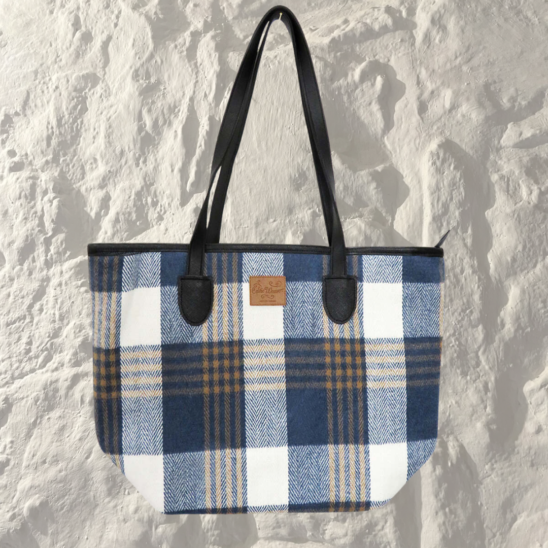 Country Tweed Bag - Blue