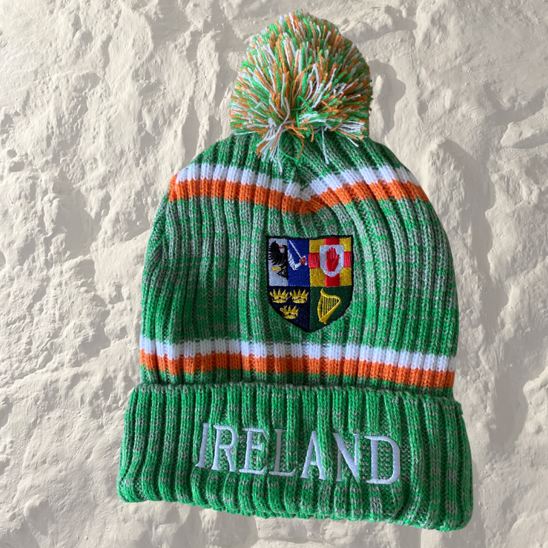 Ireland Bobble Hat - Coat Of Arms