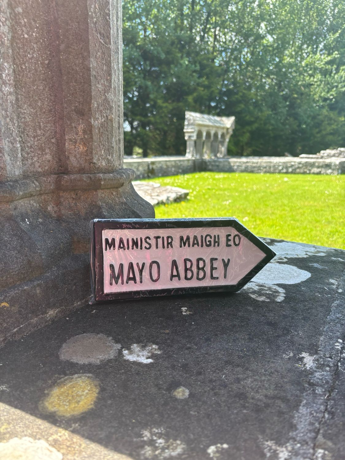 Mayo Abbey Road Sign
