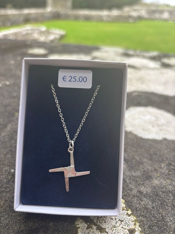 St Brigid’s Cross Silver Chain