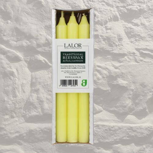 Beeswax Altar Candles for Candlemas &amp; Sacred Use
